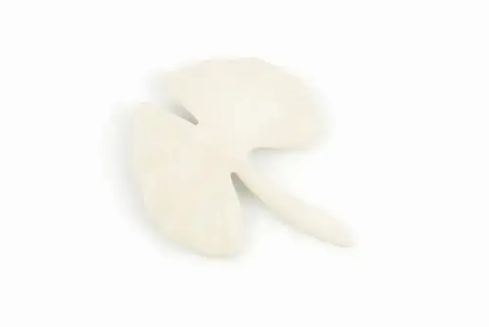 Brooches - cream coffee lacquered gingko brooch - L INDOCHINEUR X RIVÊT