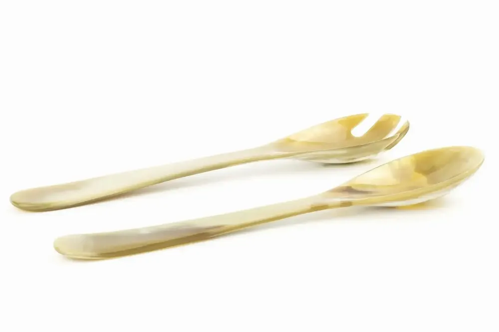Kitchen utensils - Cutlery in blond horn - L INDOCHINEUR X RIVÊT