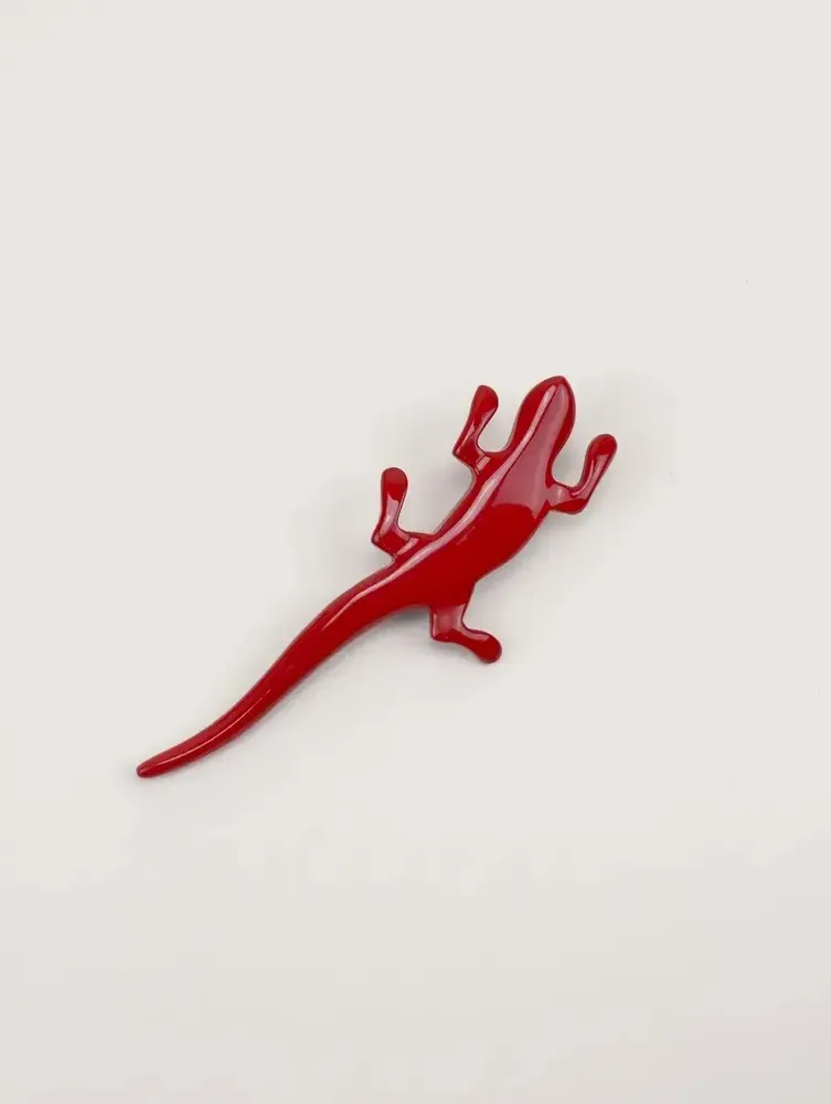 Broches - Broche lézard en corne blonde - L INDOCHINEUR X RIVÊT