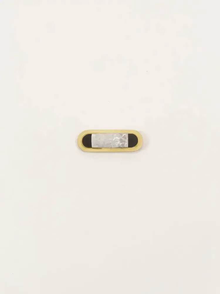 Broches - Broche Cartouche Laiton pierre - L INDOCHINEUR X RIVÊT