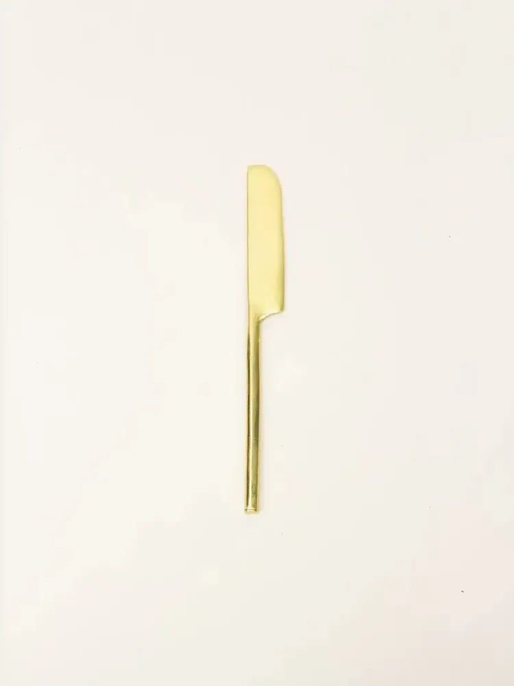 Kitchen utensils - Brass Coriander Butter Knife - L INDOCHINEUR X RIVÊT