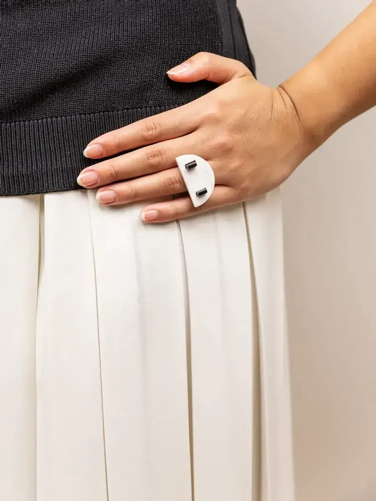 Jewelry - Vallee ring in blond horn in Size M - L INDOCHINEUR X RIVÊT