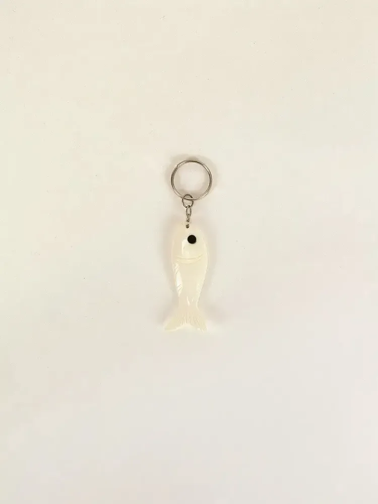 Decorative objects - Key holder "fish" in bone (by 4) - L INDOCHINEUR X RIVÊT