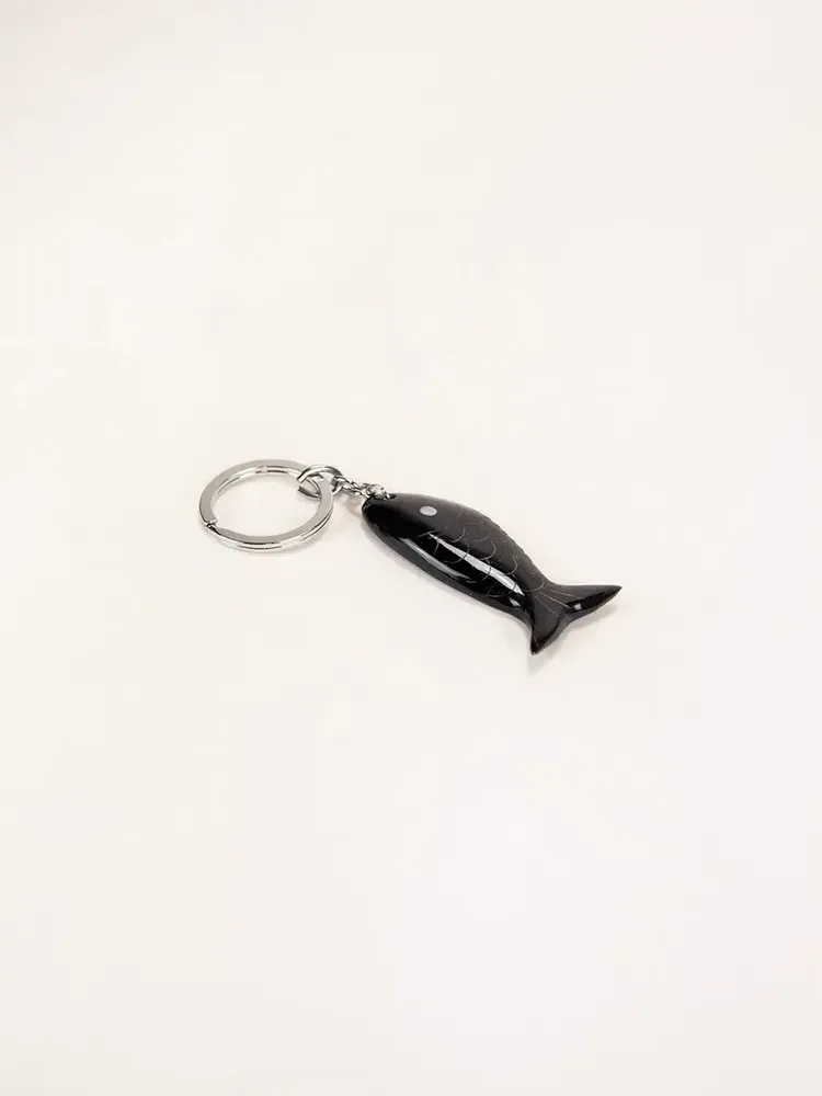 Decorative objects - Key holder "fish" in bone (by 4) - L INDOCHINEUR X RIVÊT