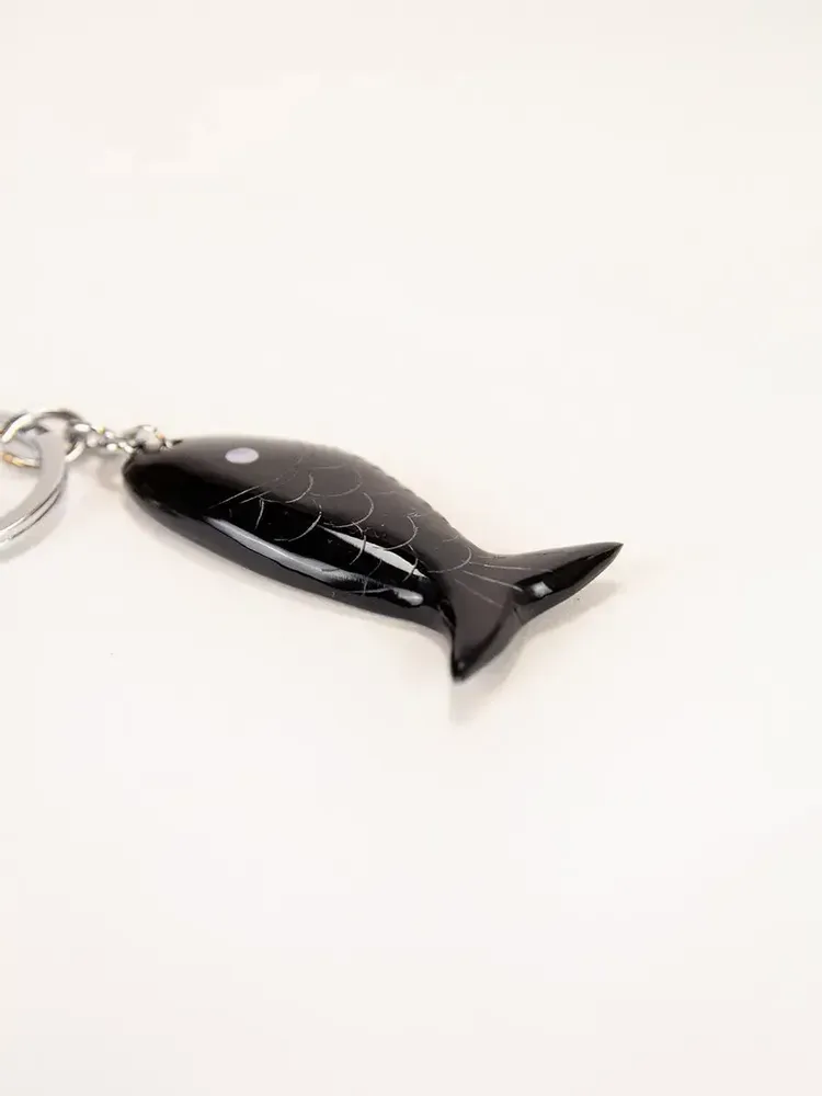 Decorative objects - Key holder "fish" in bone (by 4) - L INDOCHINEUR X RIVÊT