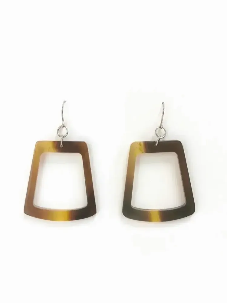 Jewelry - Trapeze earrings in hoof - L INDOCHINEUR X RIVÊT