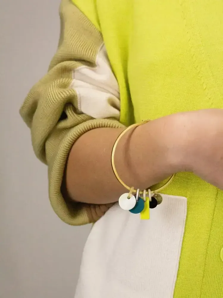 Bracelets - Bracelet Délos en laiton naturel avec 4 pampilles - L INDOCHINEUR X RIVÊT