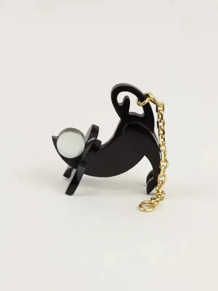 Bijoux - Bijou d'oreille Souris en corne noire et nacre blanche - L INDOCHINEUR X RIVÊT