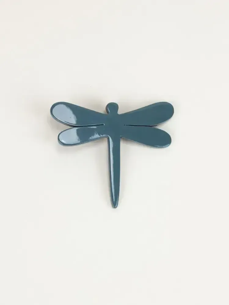 Brooches - Dragonfly brooch in horn and orange lacquer - L INDOCHINEUR X RIVÊT