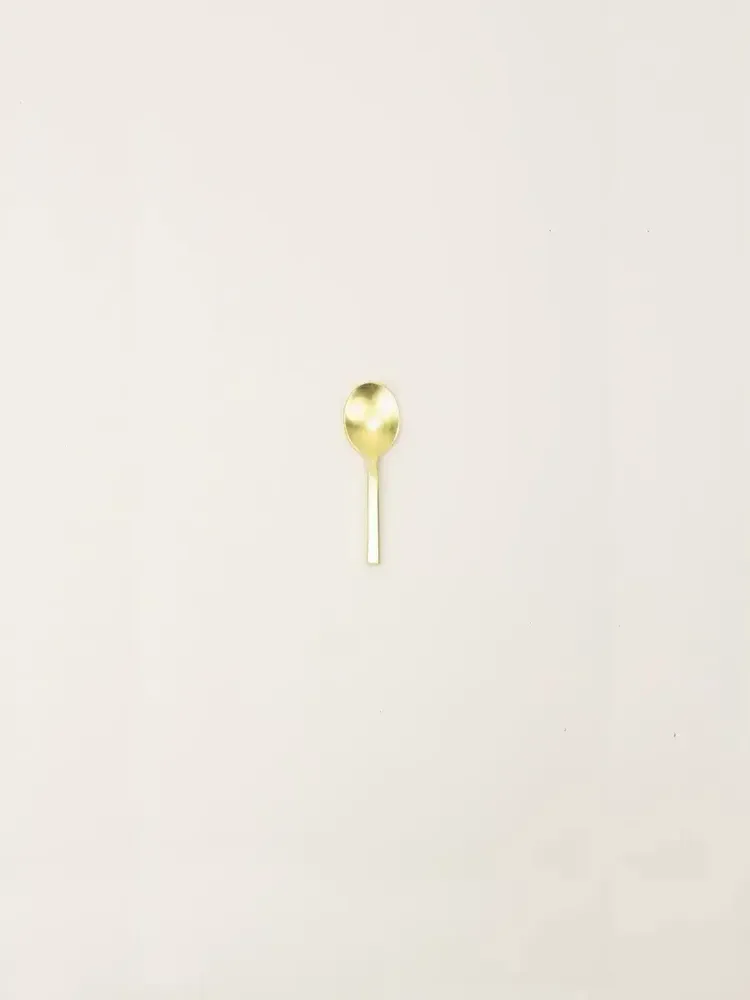 Kitchen utensils - Brass Rambutan spice spoon - L INDOCHINEUR X RIVÊT