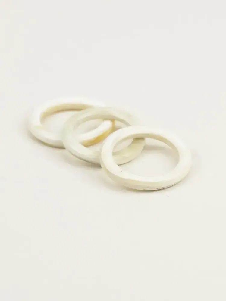 Jewelry - Set of 3 black horn rings in Size S - L INDOCHINEUR X RIVÊT