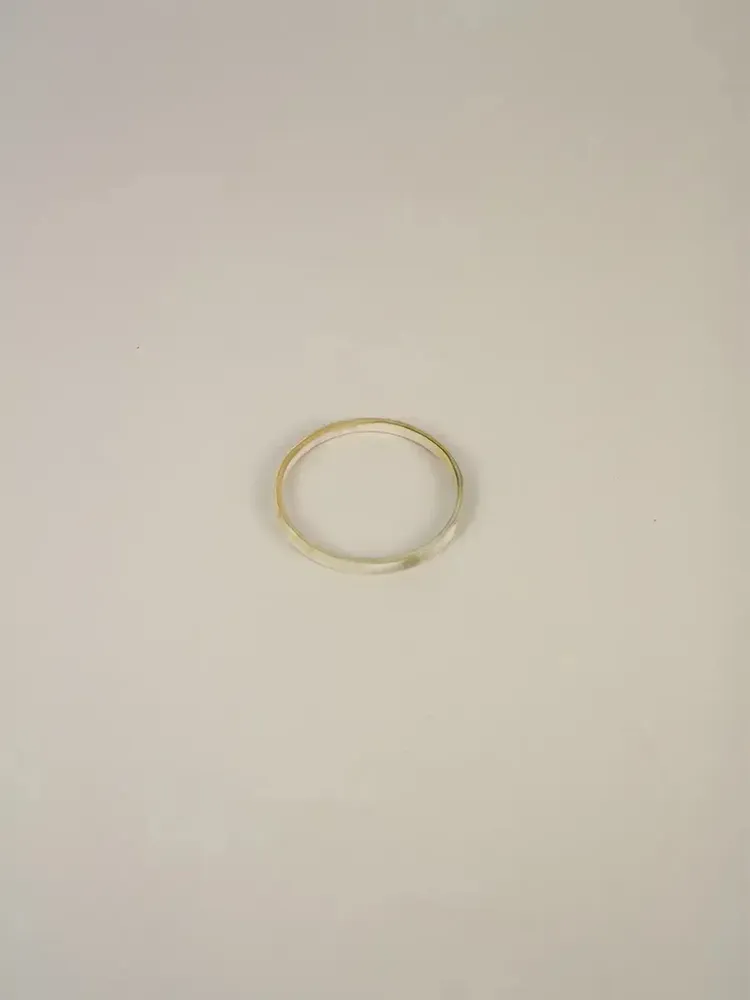 Bracelets - Thin Bandeau Bracelet in blond horn size S - L INDOCHINEUR X RIVÊT