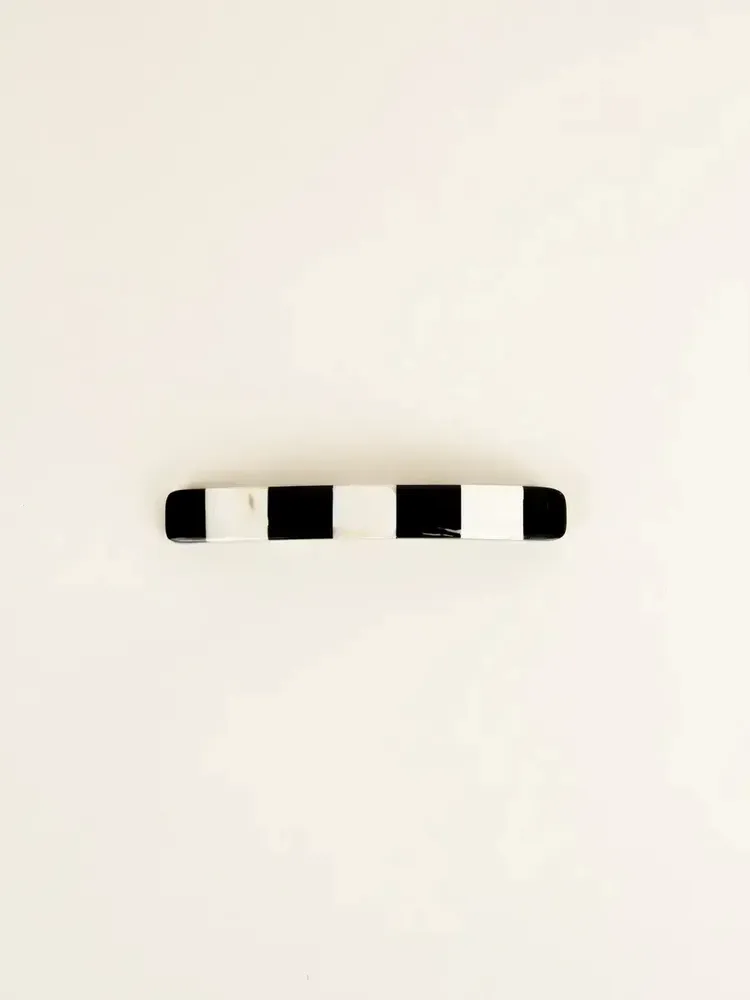 Barrettes - Moyenne barrette Damier - L INDOCHINEUR X RIVÊT