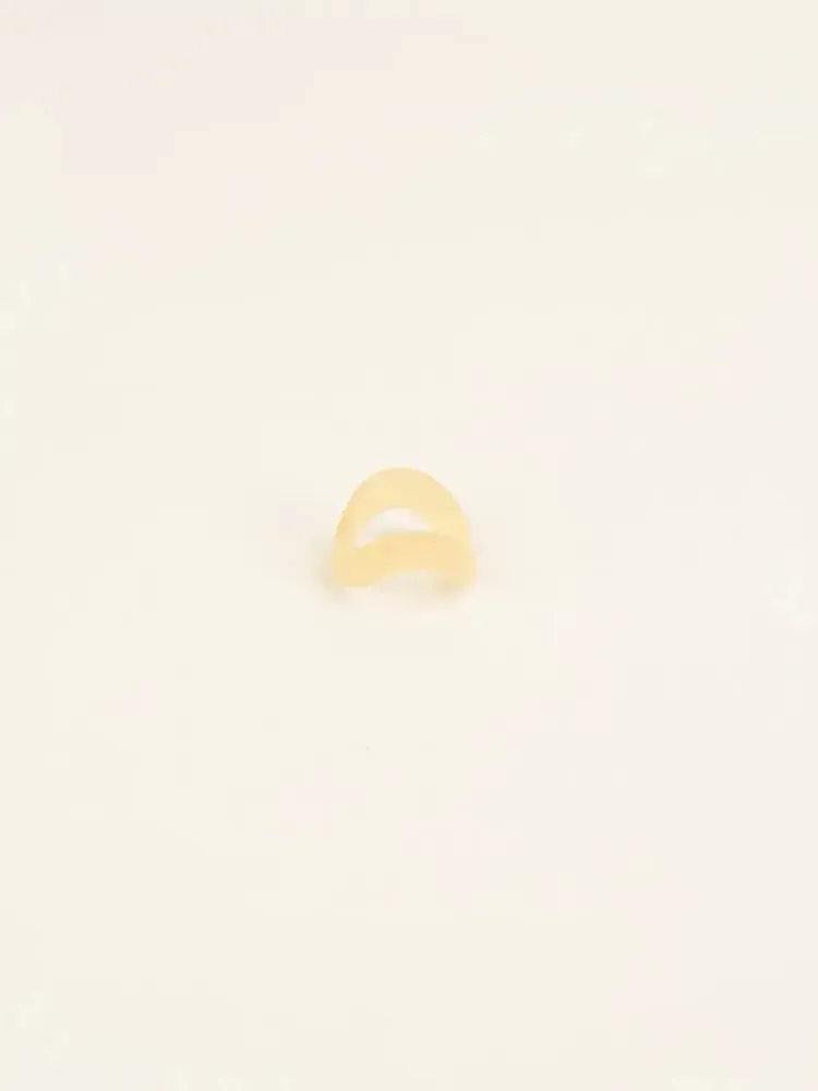 Bijoux - Bague Onde en corne blonde taille S - L INDOCHINEUR X RIVÊT