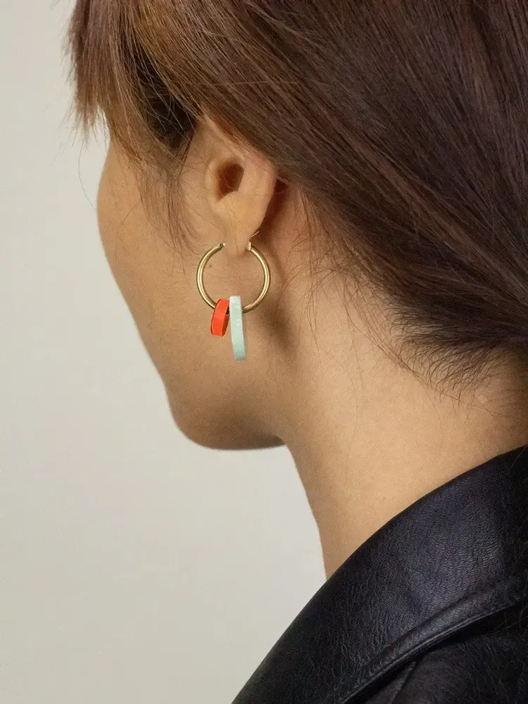 Jewelry - Méandre hoop earrings - L INDOCHINEUR X RIVÊT