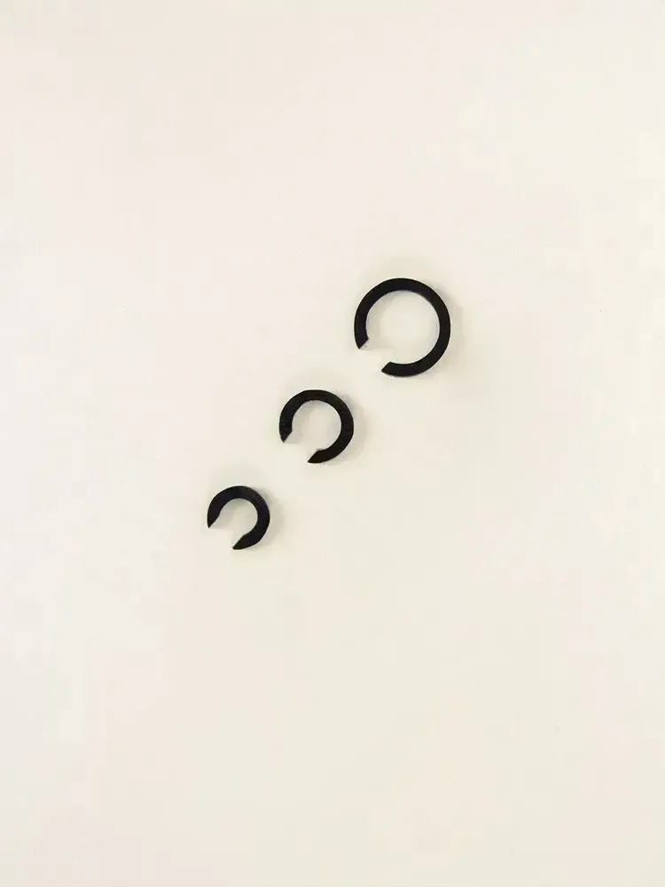 Jewelry - Set of 3 flat earcuffs in blond horn 14-18-20 mm - L INDOCHINEUR X RIVÊT