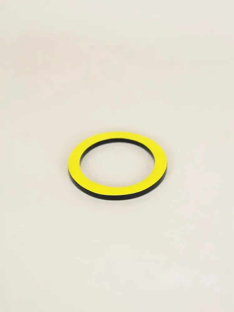 Bracelets - Jonc en corne et laque jaune taille M - L INDOCHINEUR X RIVÊT