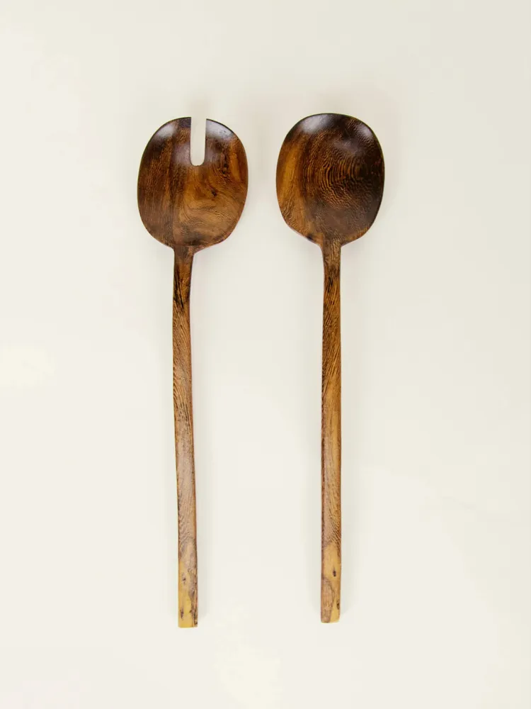 Kitchen utensils - Large Baguette cutlery in wood - L INDOCHINEUR X RIVÊT