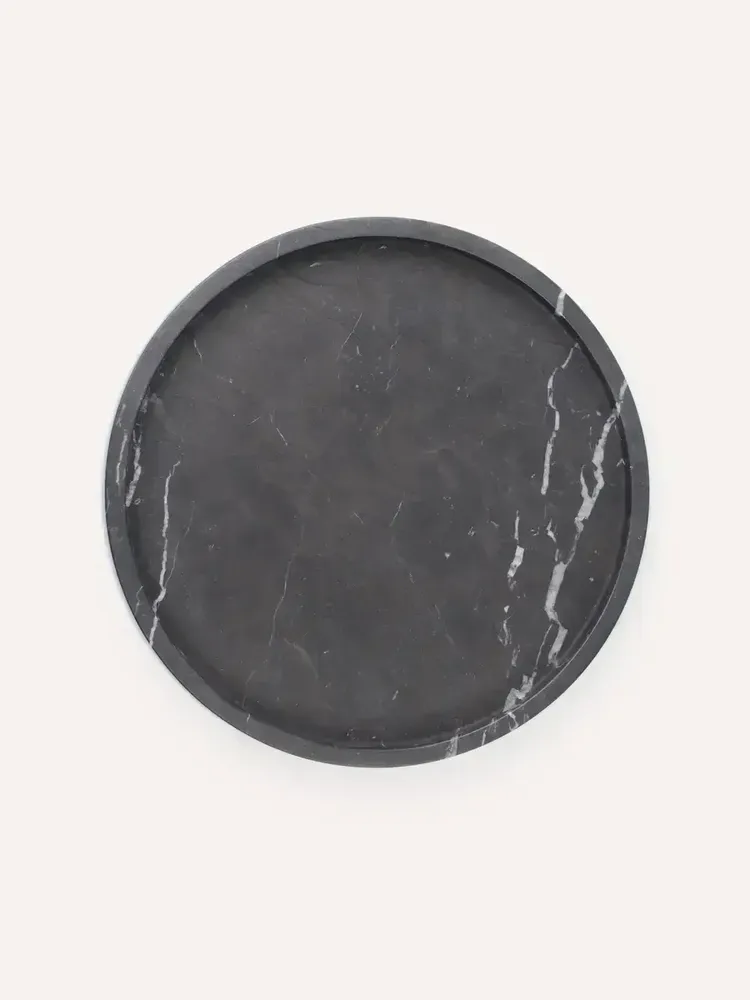 Plateaux - Grand plateau Cassiopée en marbre noir - L INDOCHINEUR X RIVÊT