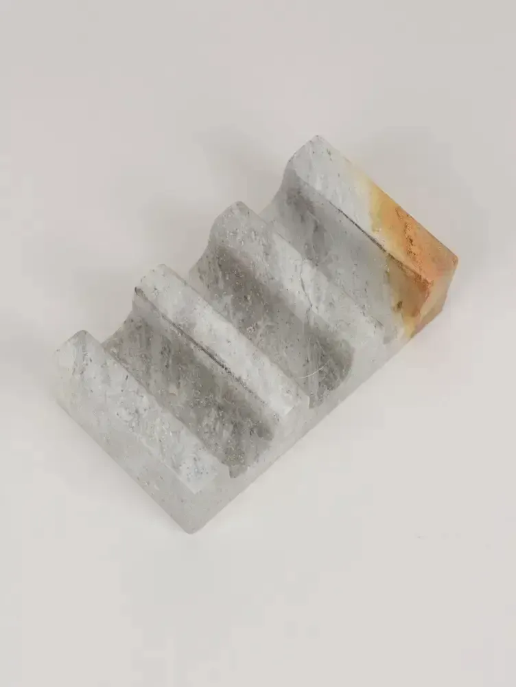 Kitchen utensils - Tacos holder in grey marble - L INDOCHINEUR X RIVÊT