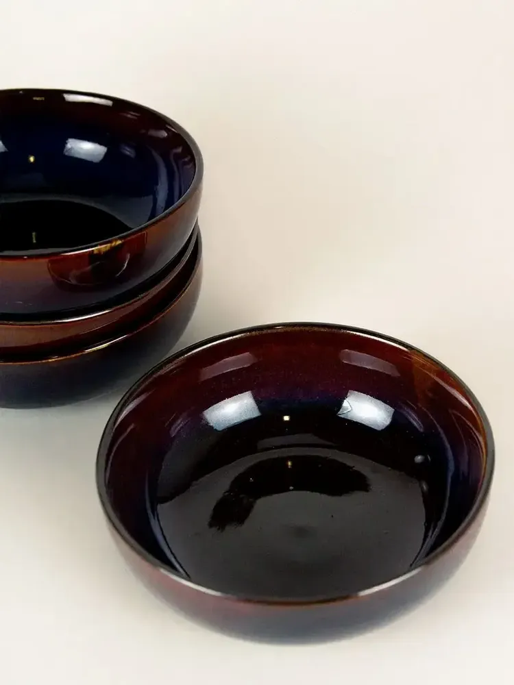 Bols - Set de 4 grands bols ecuelles Hoa Bien verte, 500ml - L INDOCHINEUR X RIVÊT