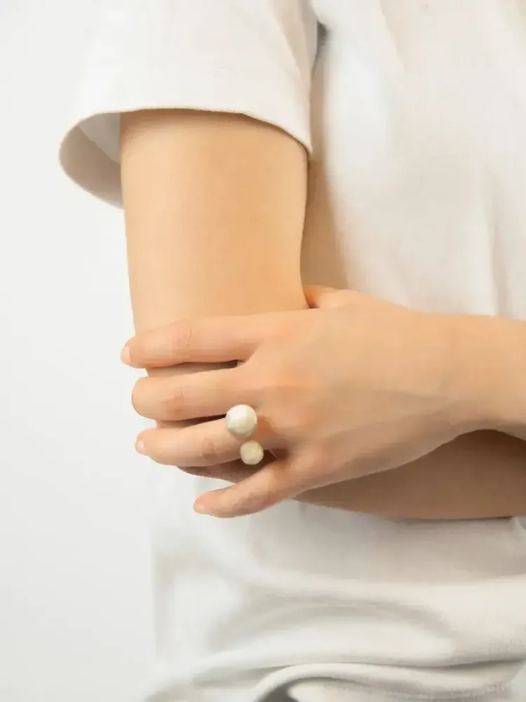 Jewelry - Cailloux blond horn ring in size M - L INDOCHINEUR X RIVÊT