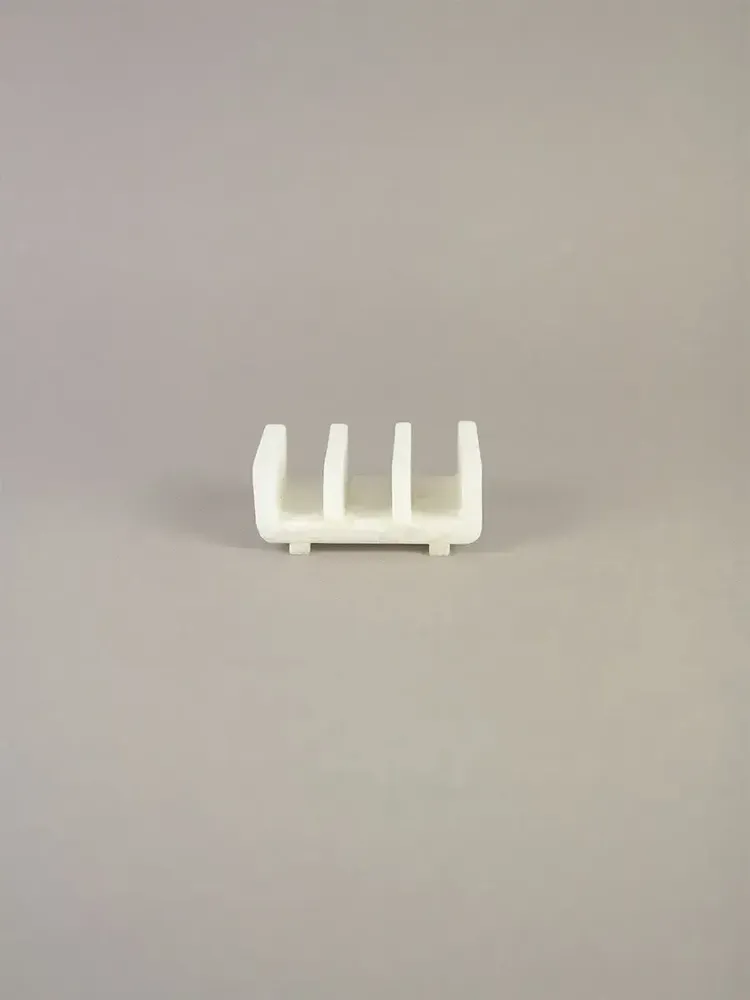 Kitchen utensils - Tacos holder B in white cloudy marble - L INDOCHINEUR X RIVÊT