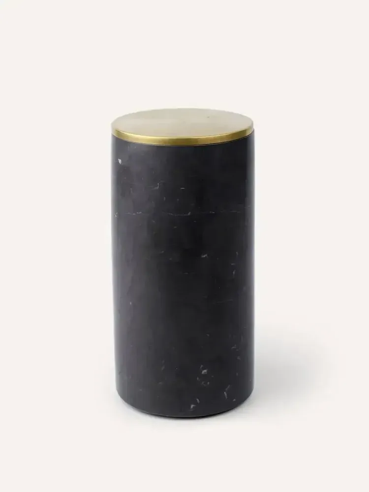 Caskets and boxes - Saturn brass and black marble box - L INDOCHINEUR X RIVÊT