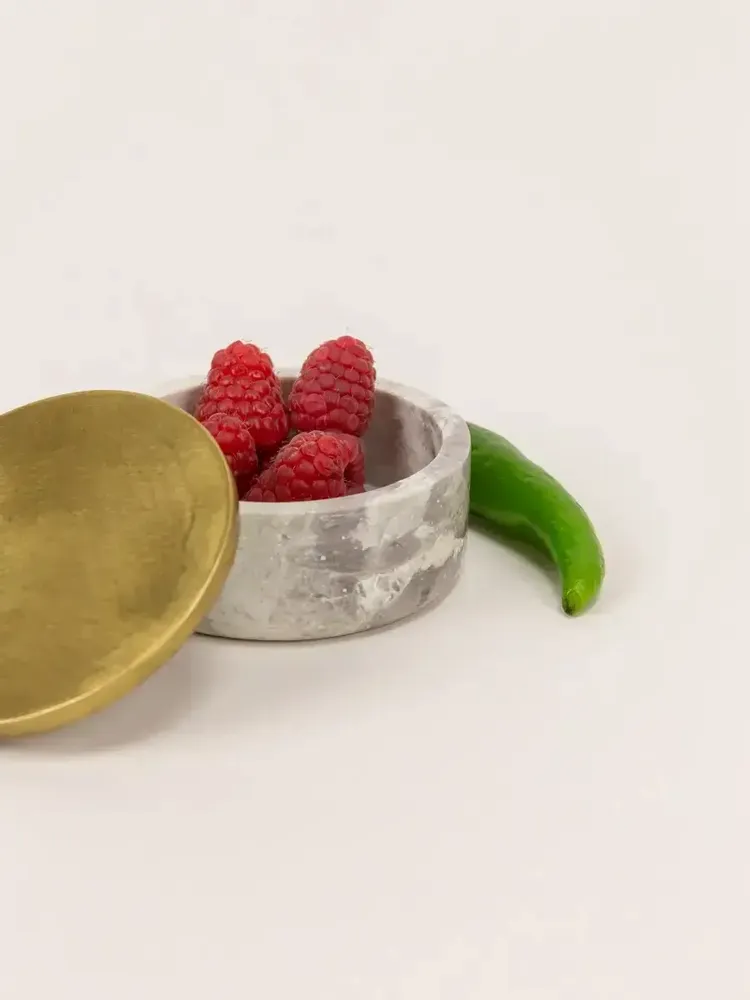 Caskets and boxes - Mars brass and pink marble box - L INDOCHINEUR X RIVÊT