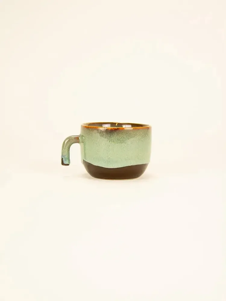 Accessoires thé et café - Grandes tasses café Hoa Bien bleu, 180ml, avec soucoupe (vendu par 4) - L INDOCHINEUR X RIVÊT