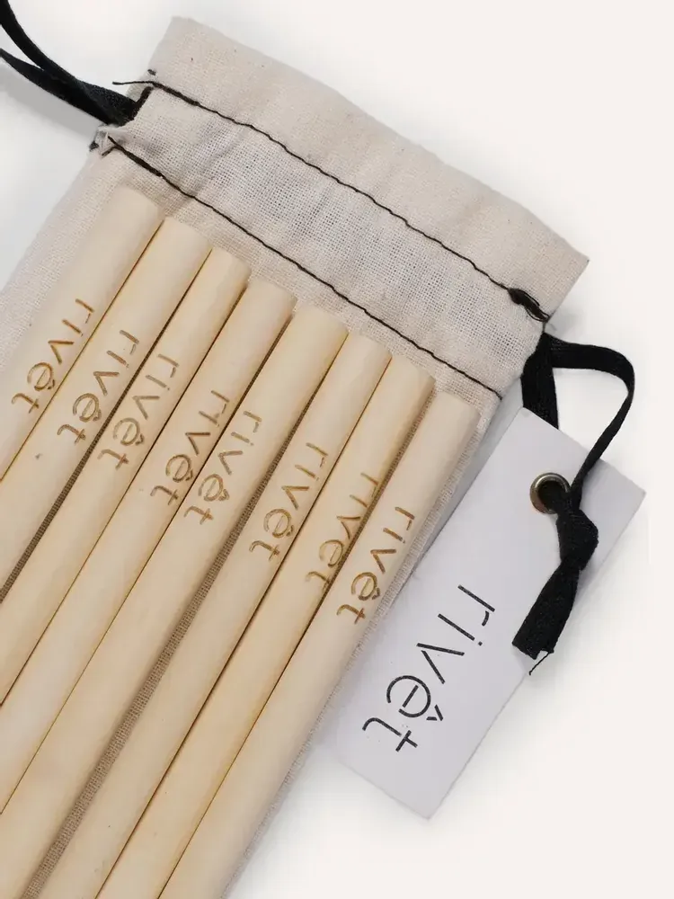 Kitchen utensils - Bamboo straw (by 10) - L INDOCHINEUR X RIVÊT