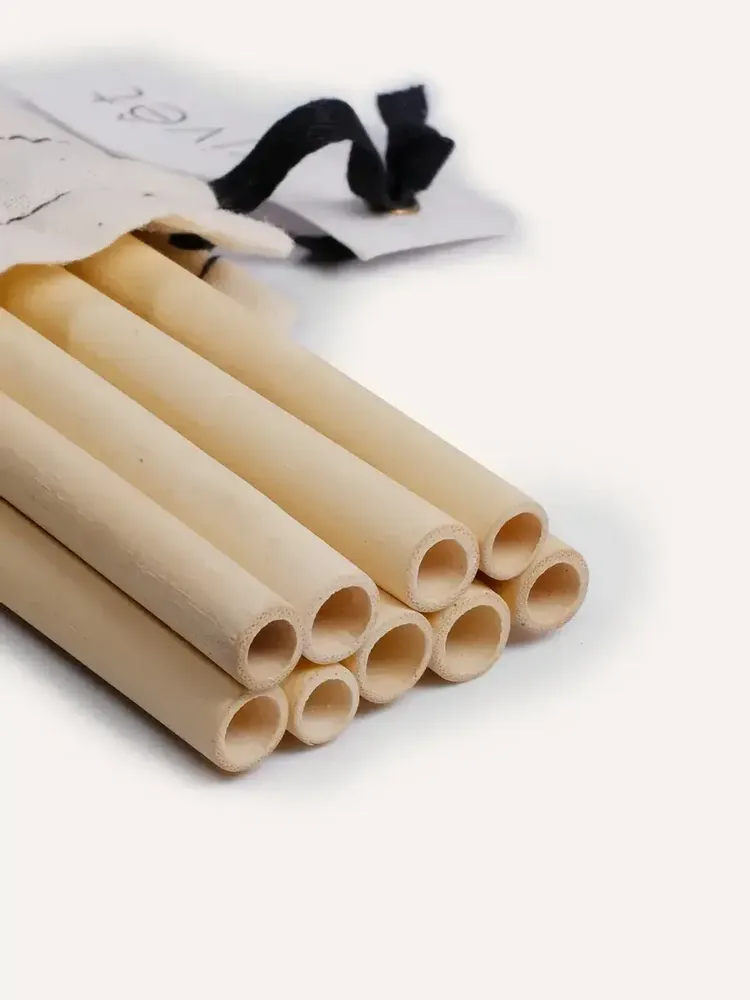 Kitchen utensils - Bamboo straw (by 10) - L INDOCHINEUR X RIVÊT