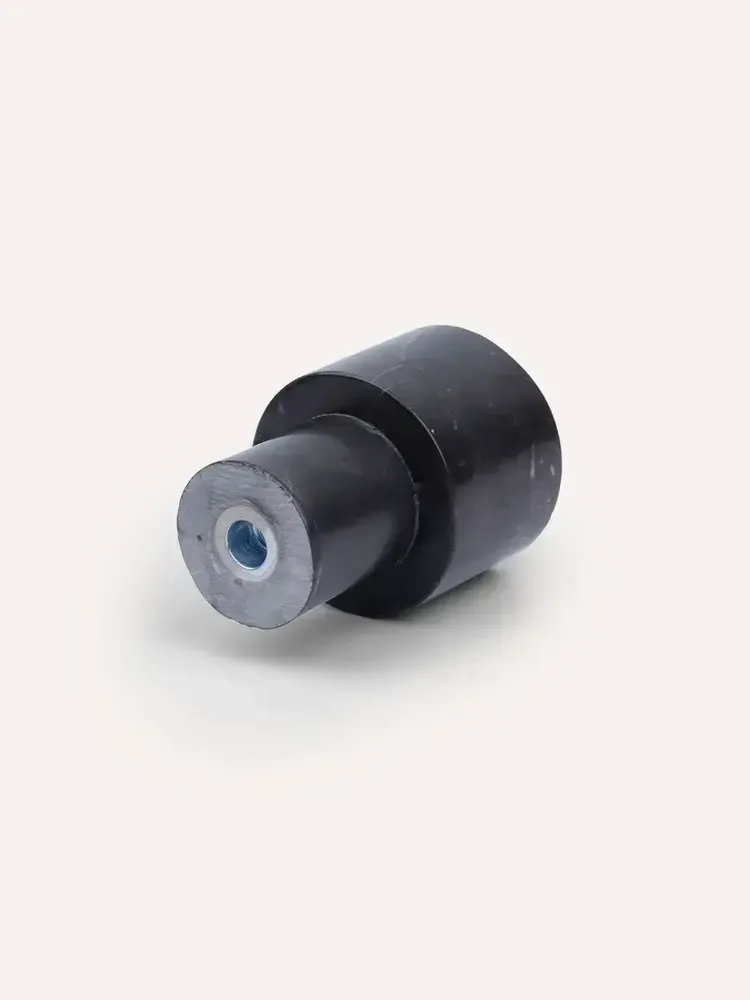 Mounting accessories - Tube coat hook, black natural stone, G - L INDOCHINEUR X RIVÊT