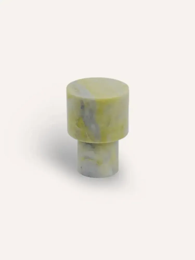 Mounting accessories - Tube hook, green natural stone, G - L INDOCHINEUR X RIVÊT