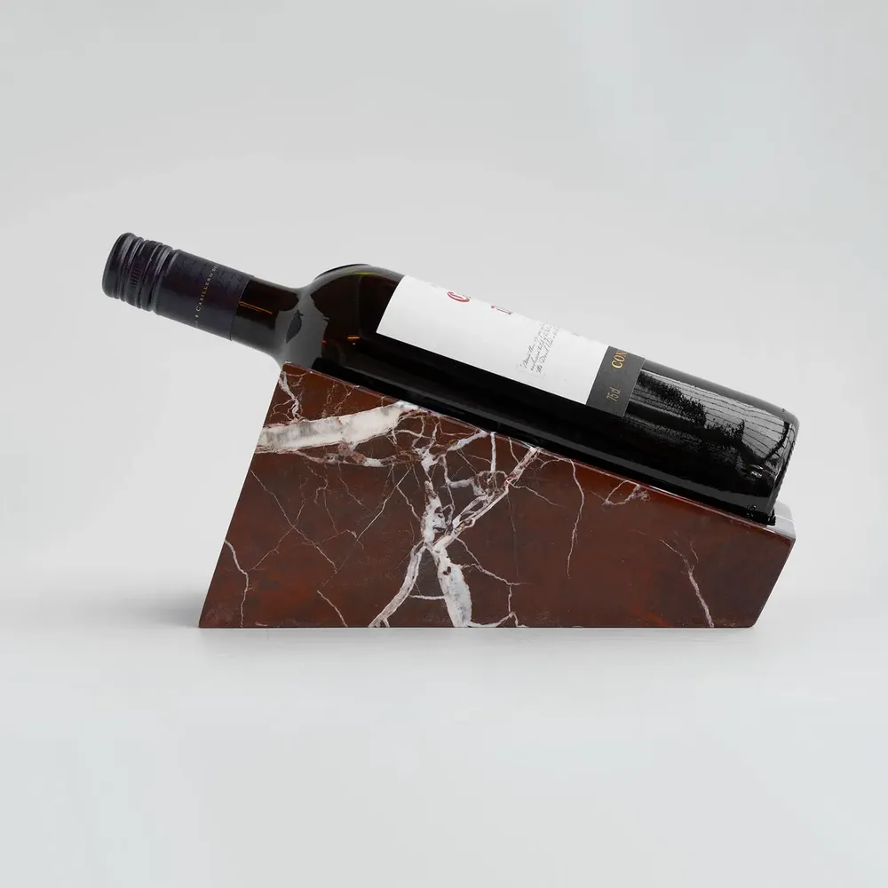 Platter and bowls - ROSSO LEVANTO MARBLE WINE STAND - KIWANO CONCEPT