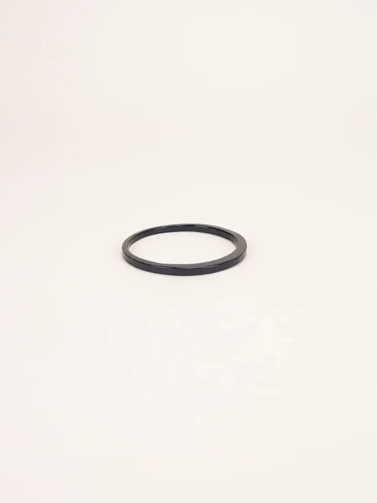 Bracelets - Bracelet irrégulier Tu Vi en corne et laque Gris Métal taille S - L INDOCHINEUR X RIVÊT