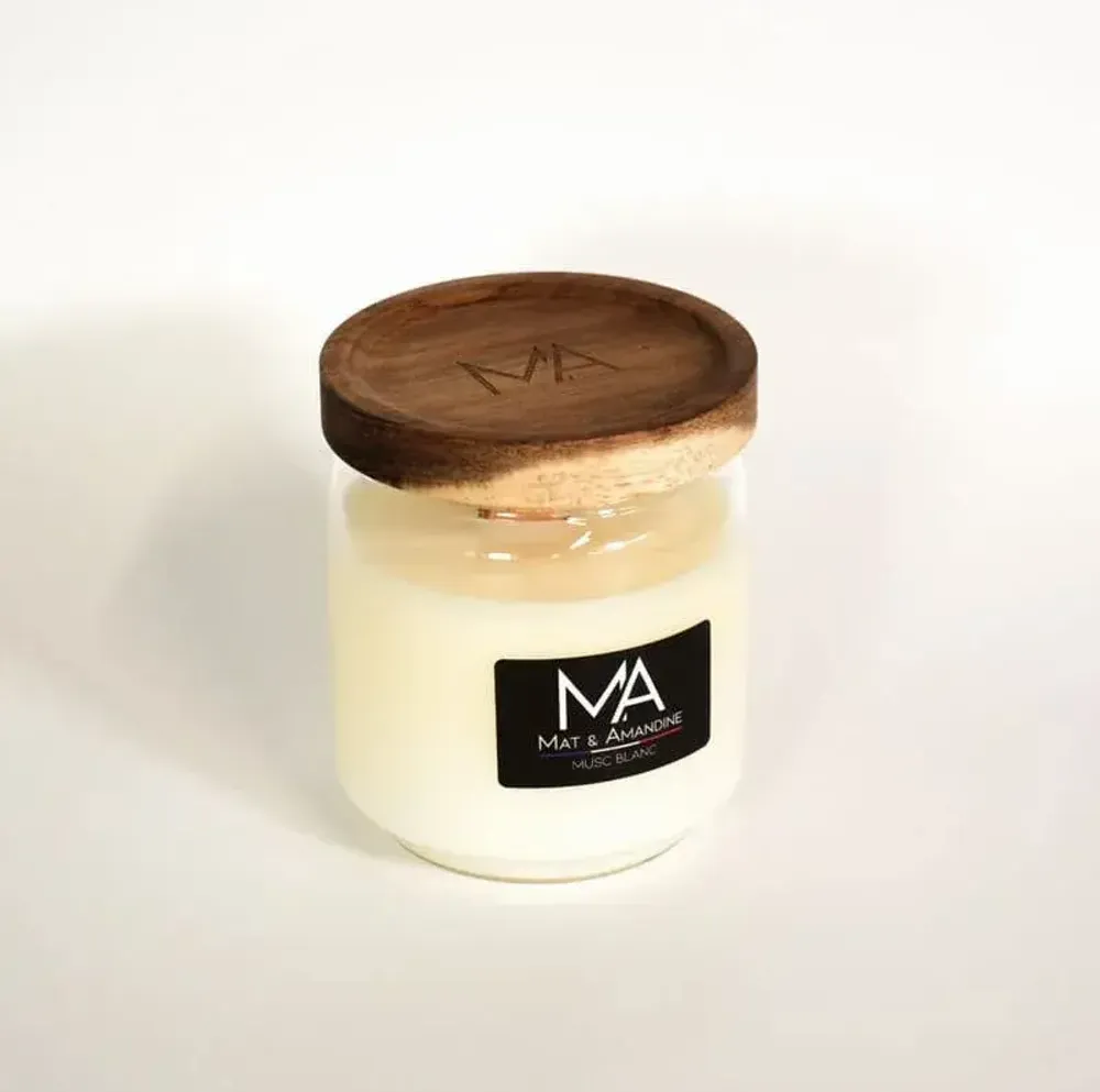 Decorative objects - BERGAMOT - Scented Candle (Medium Jar) - MAT AMANDINE