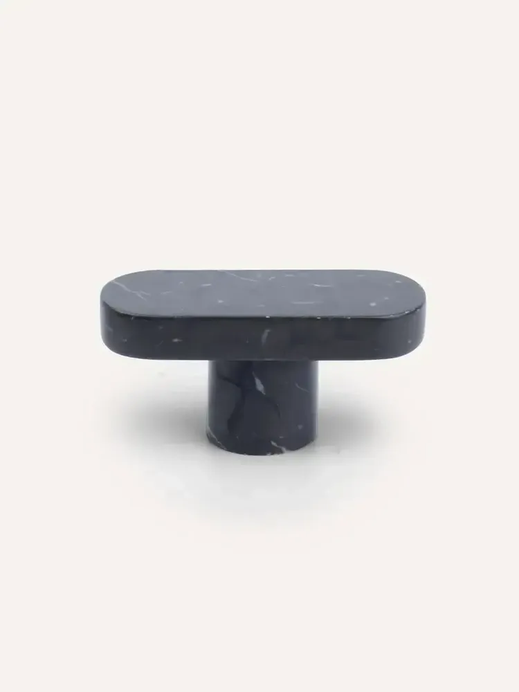 Mounting accessories - Oval coat hook, blond horn, F - L INDOCHINEUR X RIVÊT