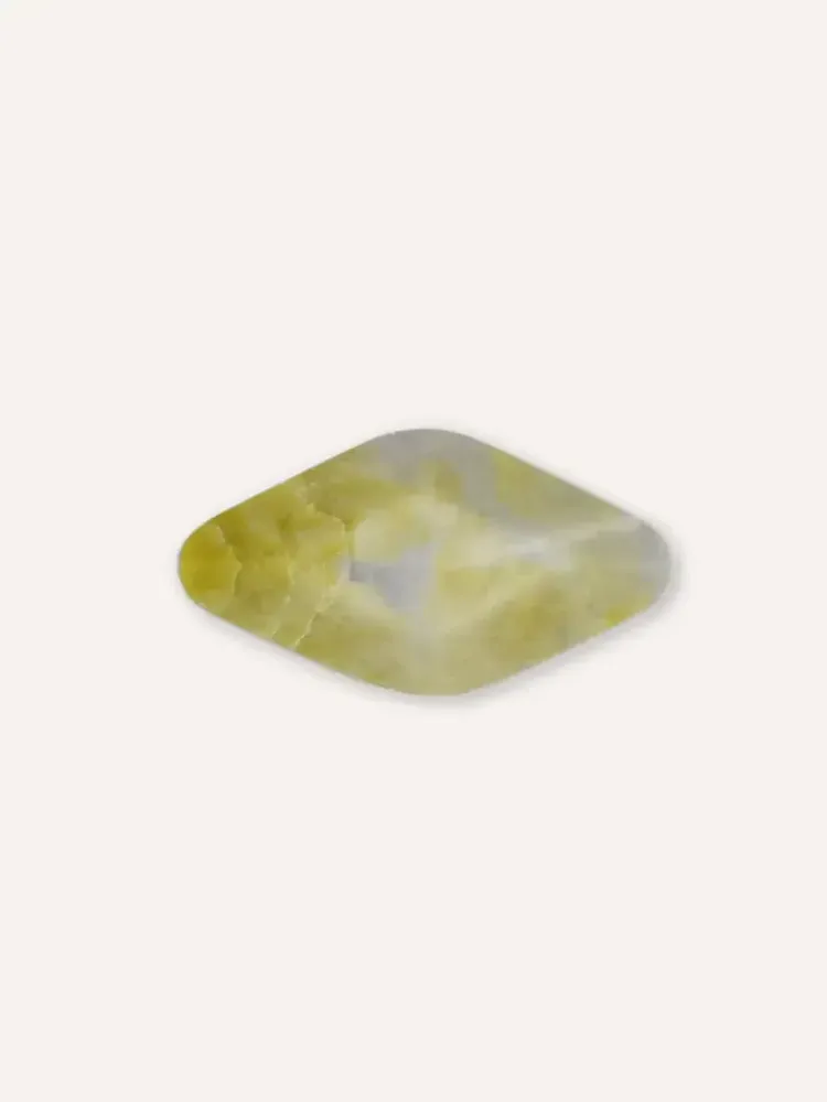 Accessoires à fixer - Patère diamant losange, corne blonde, L - L INDOCHINEUR X RIVÊT