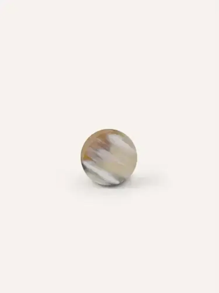 Accessoires à fixer - Bouton de meuble tube, corne blonde, C - L INDOCHINEUR X RIVÊT