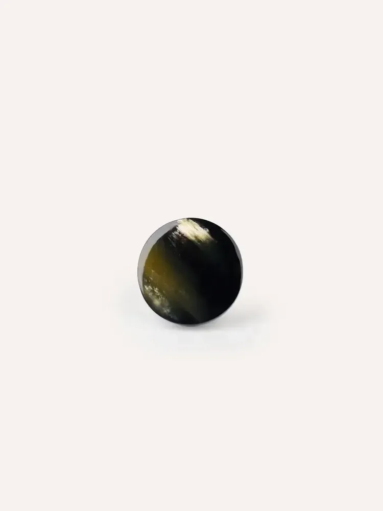 Accessoires à fixer - Bouton de meuble disque, corne blonde, A - L INDOCHINEUR X RIVÊT