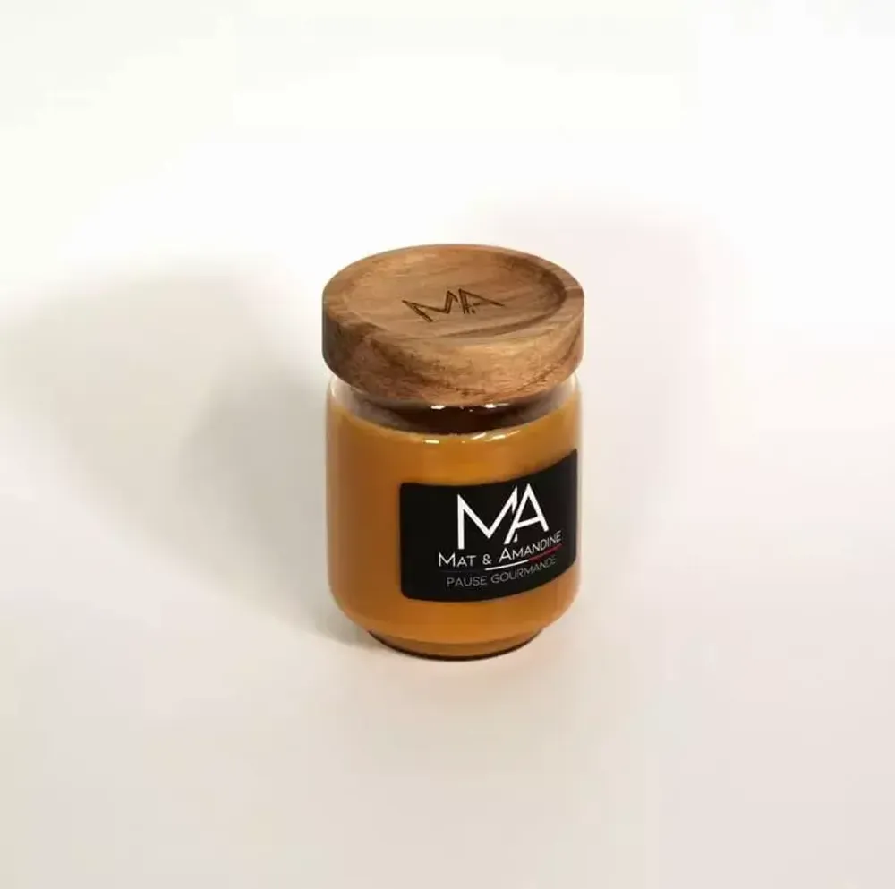 Objets de décoration - PAUSE GOURMANDE – Bougie parfumée (Petite Jarre) - MAT AMANDINE