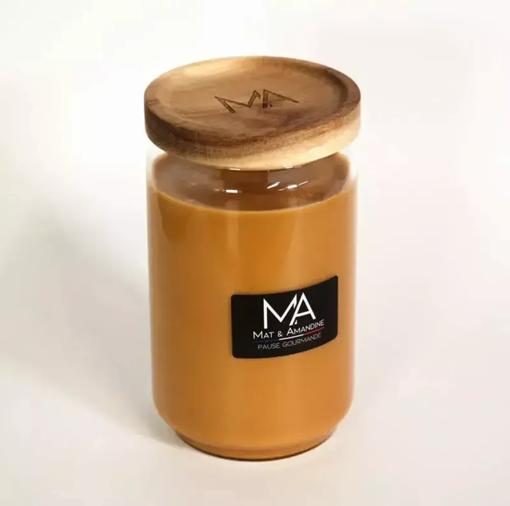 Objets de décoration - PAUSE GOURMANDE – Bougie parfumée (Grande Jarre) - MAT AMANDINE