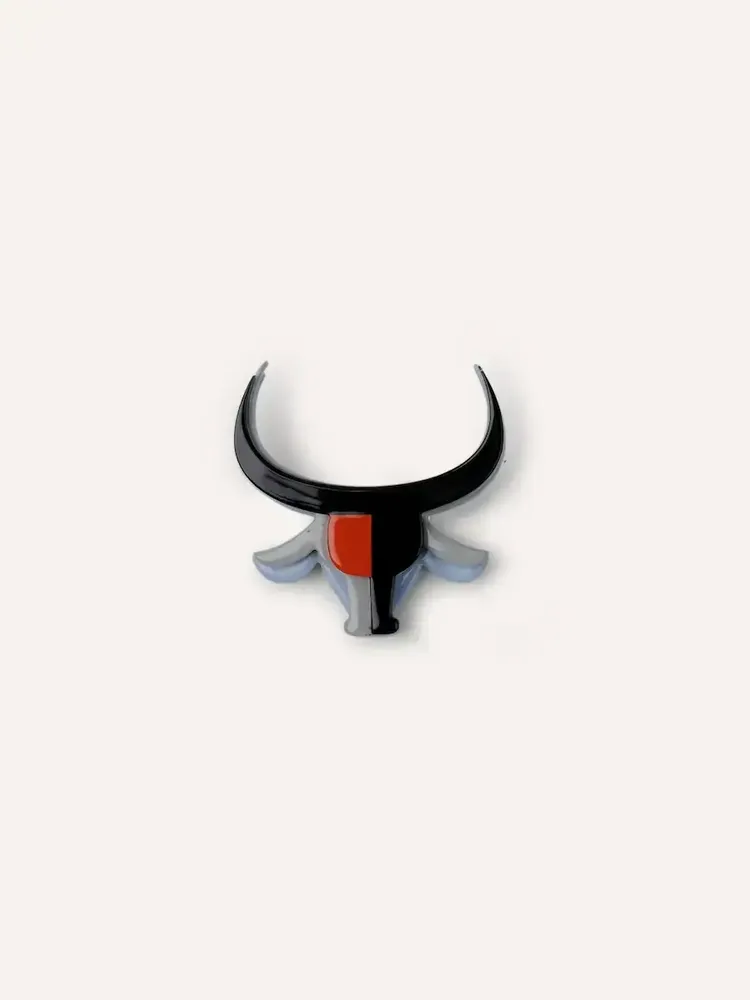 Brooches - Buffalo Brooch in natural horn - L INDOCHINEUR X RIVÊT