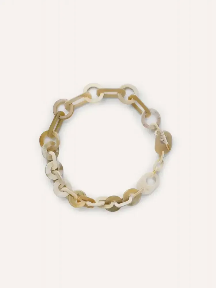 Jewelry - Short necklace in blonde horn - L INDOCHINEUR X RIVÊT