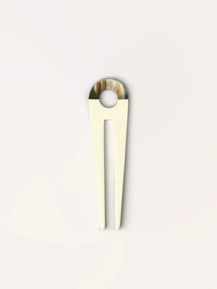 Barrettes - Double African black horn hairpin and hairspray - L INDOCHINEUR X RIVÊT