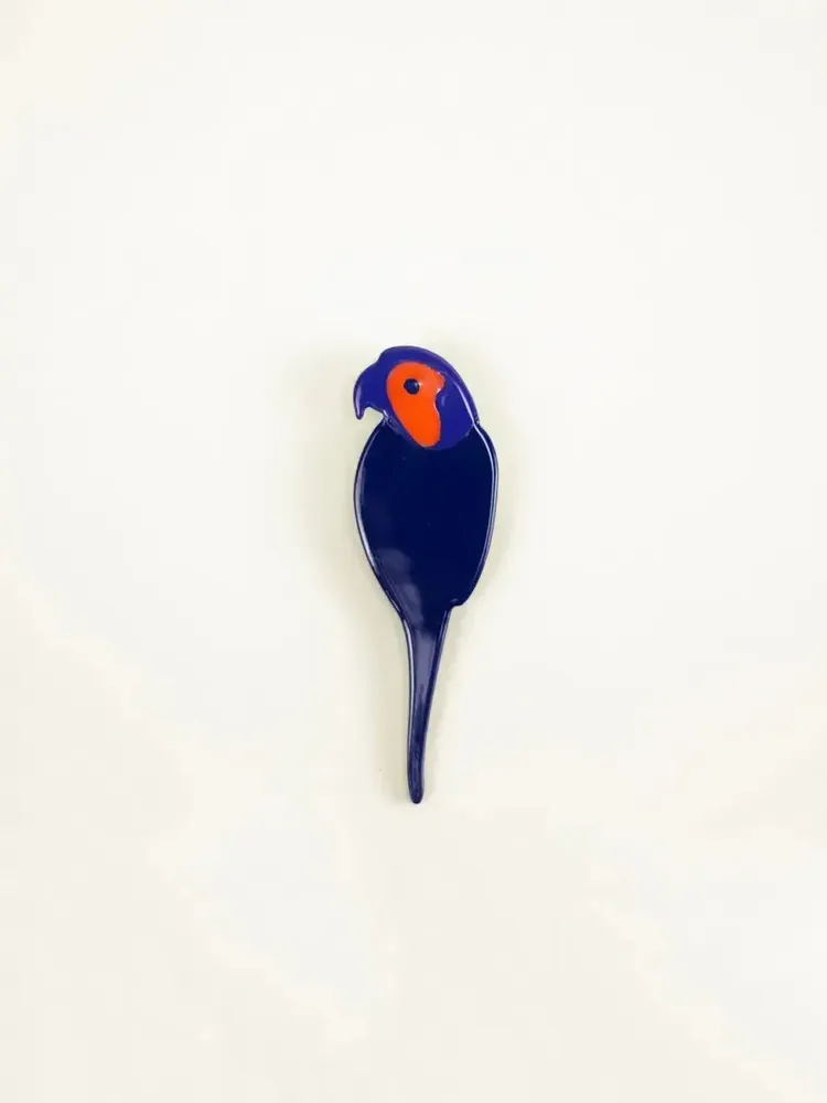 Brooches - Ara brooch in horn and two-tone lacquer - beige and khaki - L INDOCHINEUR X RIVÊT