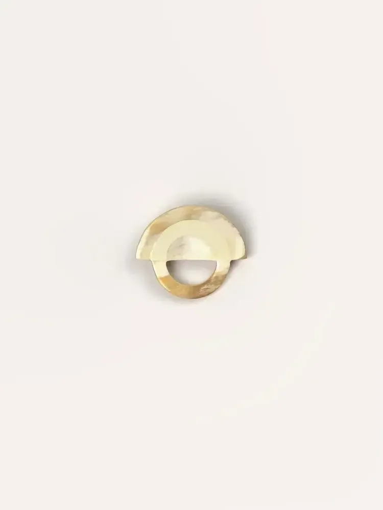 Brooches - Horn and lacquer brooch - L INDOCHINEUR X RIVÊT