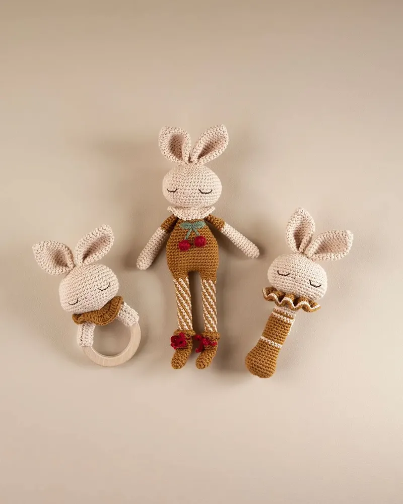 Peluches - Britney Bunny Cherry Blossom I écru - PATTI OSLO