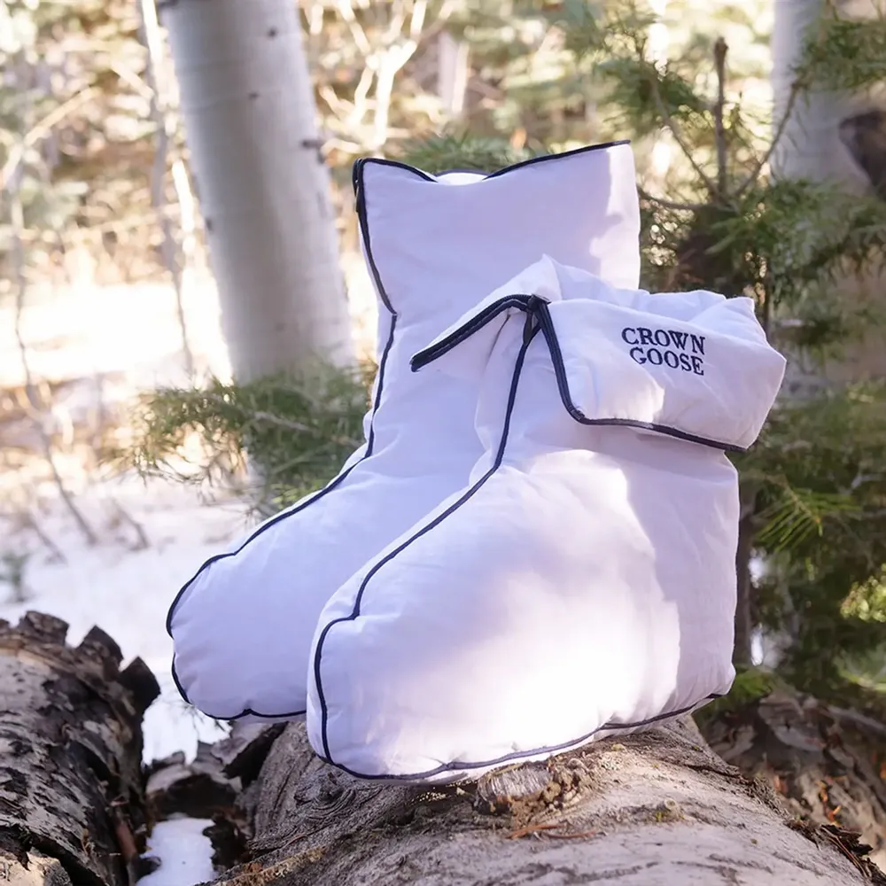 Sleepwear - Mellow Goose Down Indoor Boots - CROWN GOOSE
